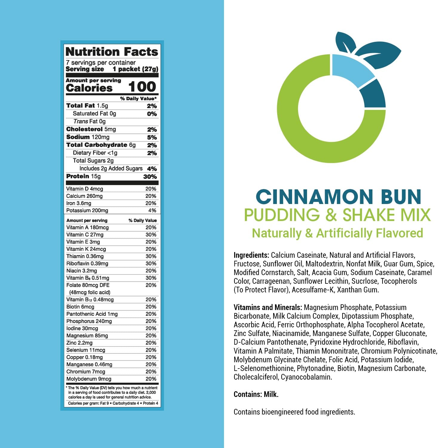Cinnamon Bun Pudding & Shake Mix *EXP 12/31/25*