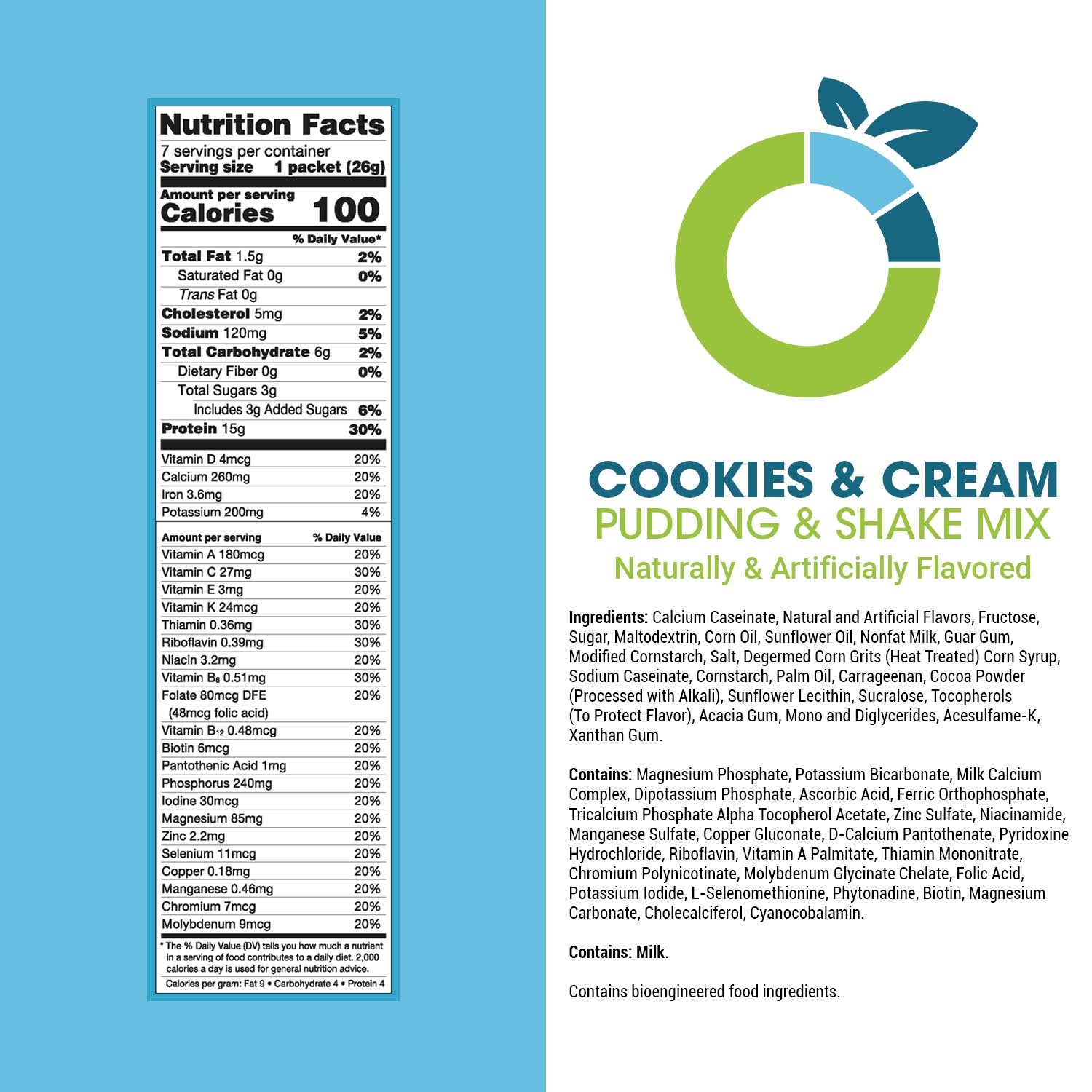 Cookies & Cream Pudding & Shake Mix *EXP 12/31/25*