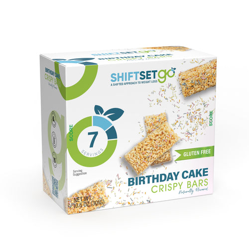 Birthday Cake Crispy Bars