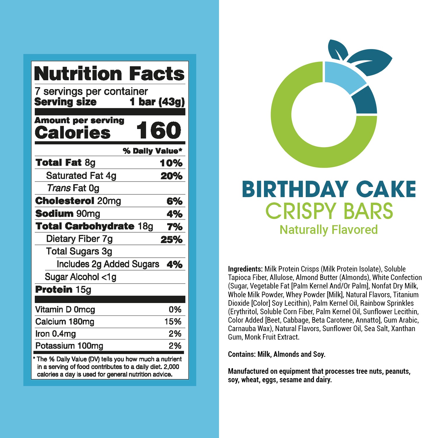 Birthday Cake Crispy Bars