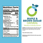 Maple & Brown Sugar Oatmeal