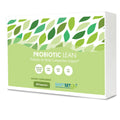 Probiotic Lean dietary supplement box with green leaf design on a white background