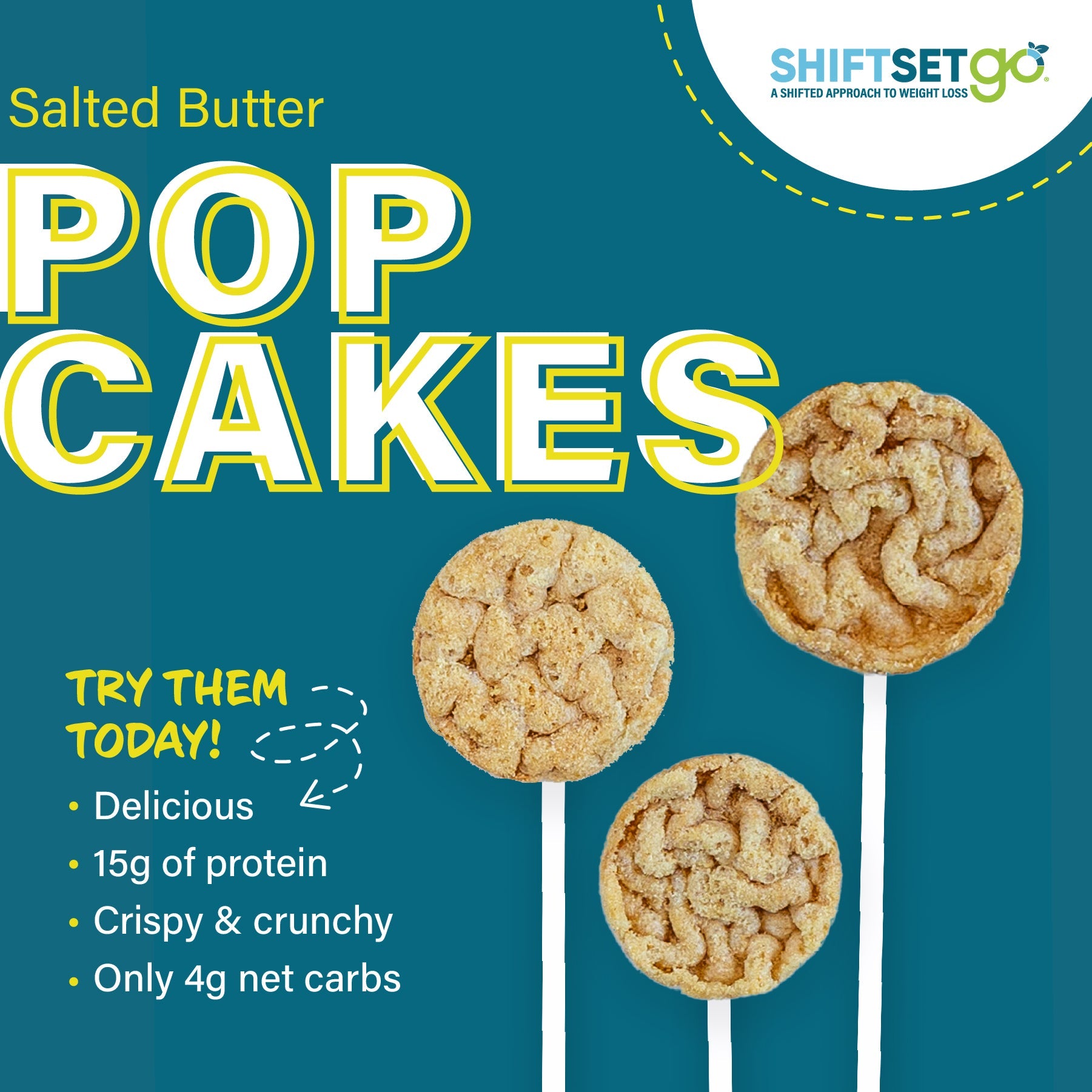Salted Butter Pop Cakes Case