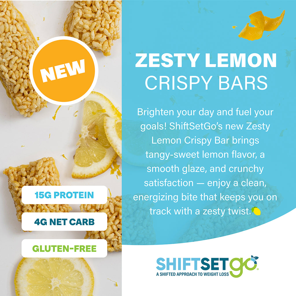 Zesty Lemon Crispy Bars