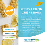 Zesty Lemon Crispy Bars