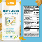 Zesty Lemon Crispy Bars