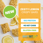 Zesty Lemon Crispy Bars