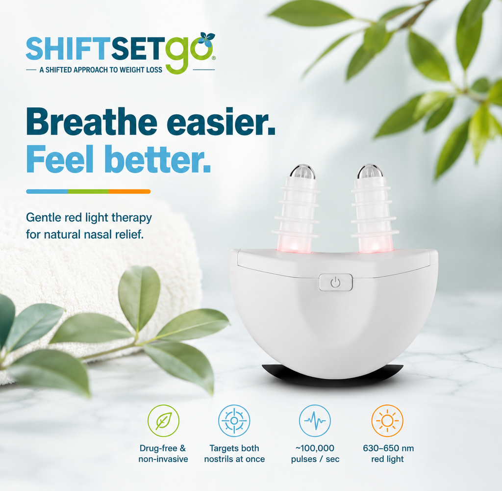 Red Light Therapy Nasal Device