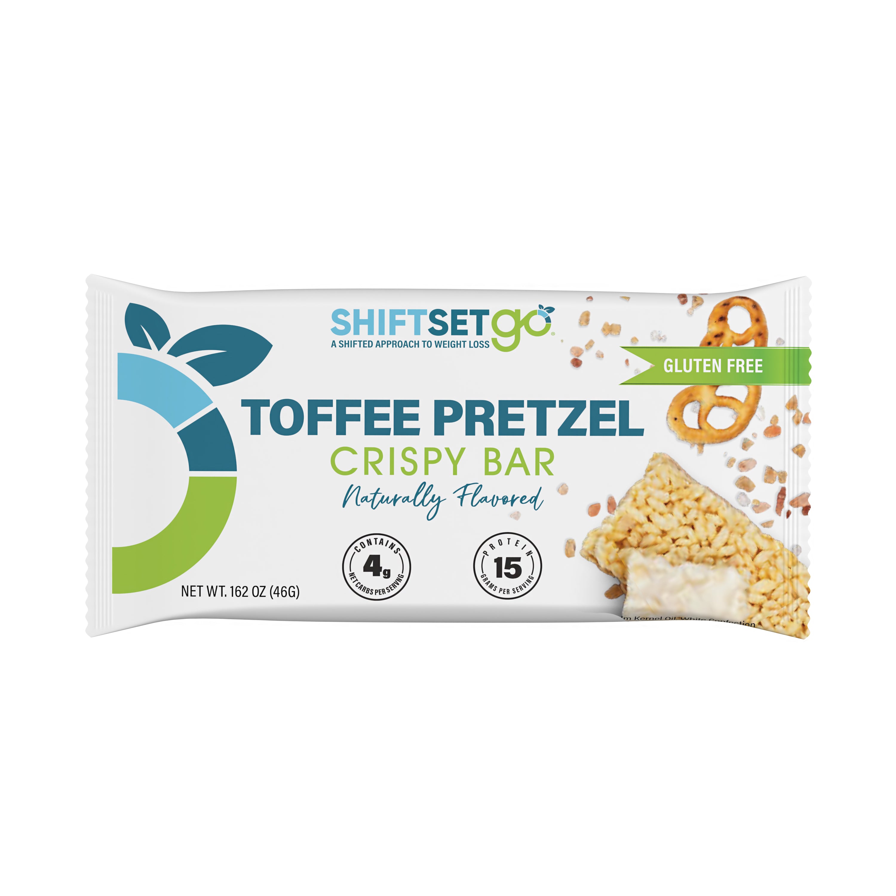 Toffee Pretzel Crispy Bars