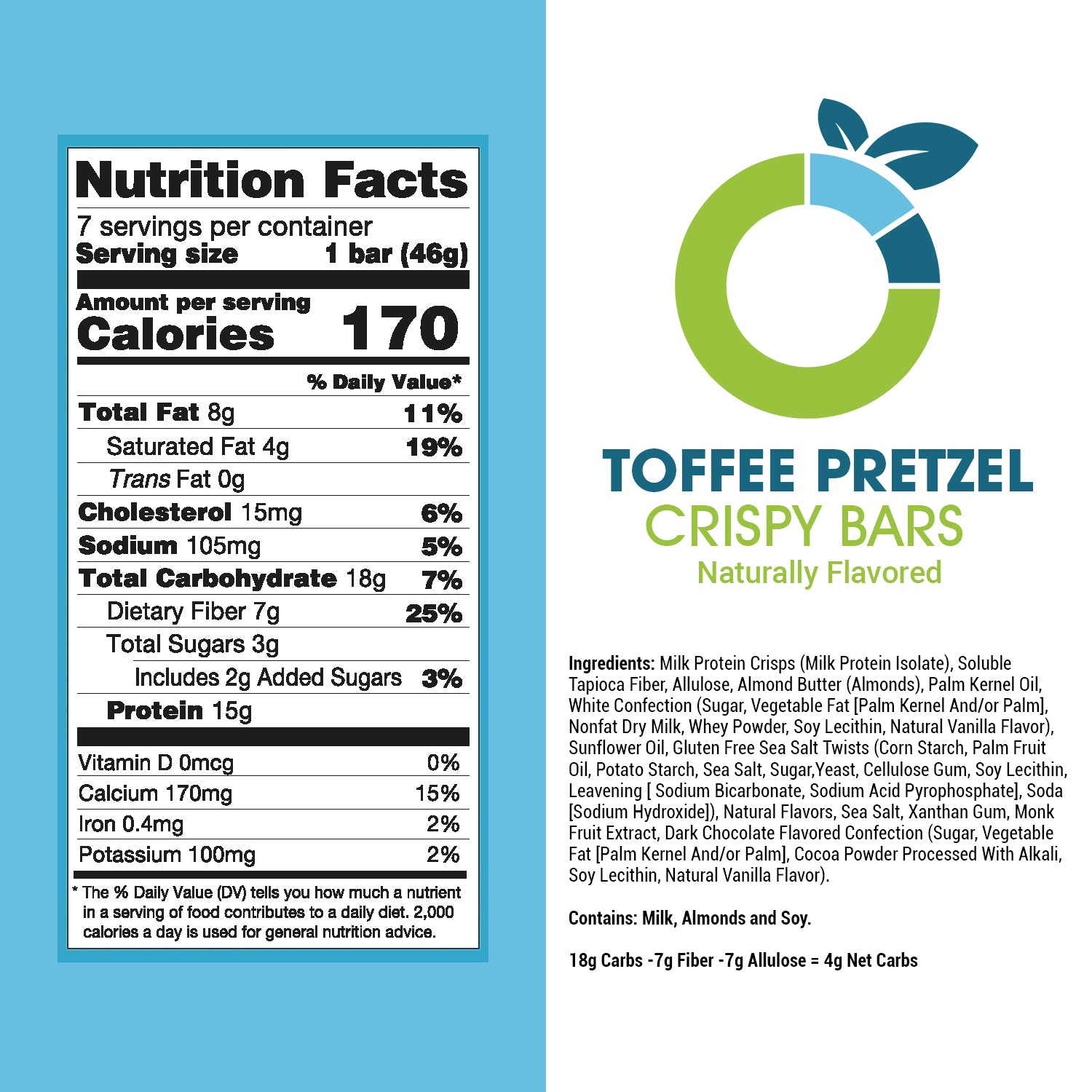 Toffee Pretzel Crispy Bars