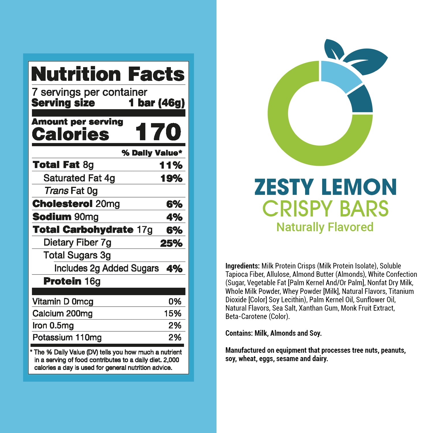 Zesty Lemon Crispy Bars