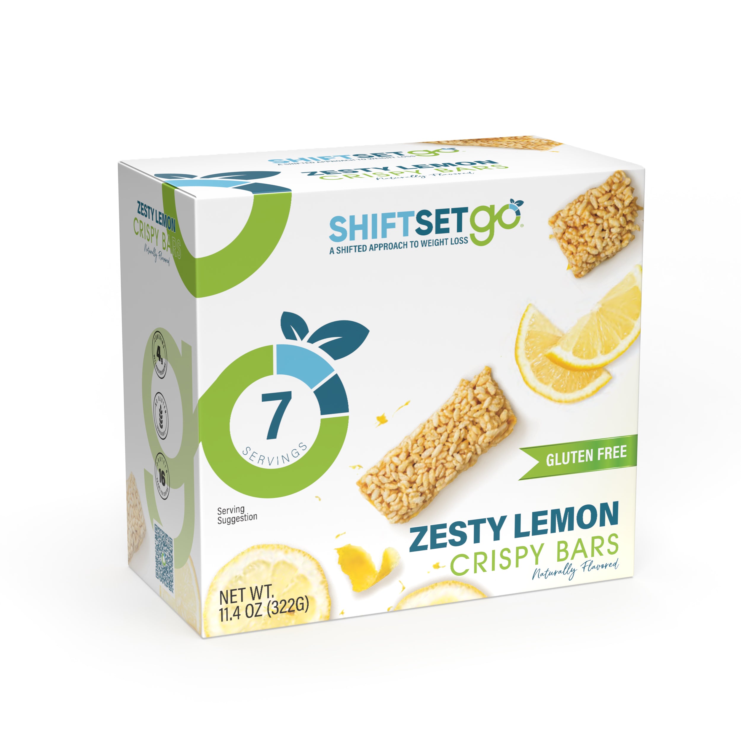 Zesty Lemon Crispy Bars