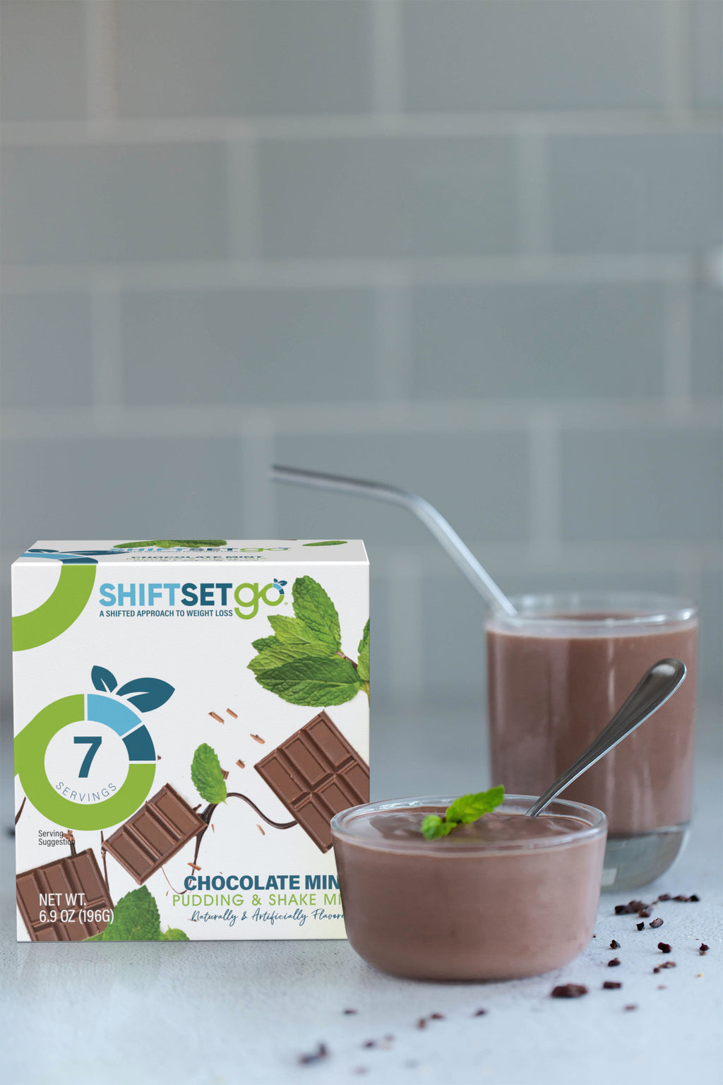 Chocolate Mint Pudding & Shake Mix