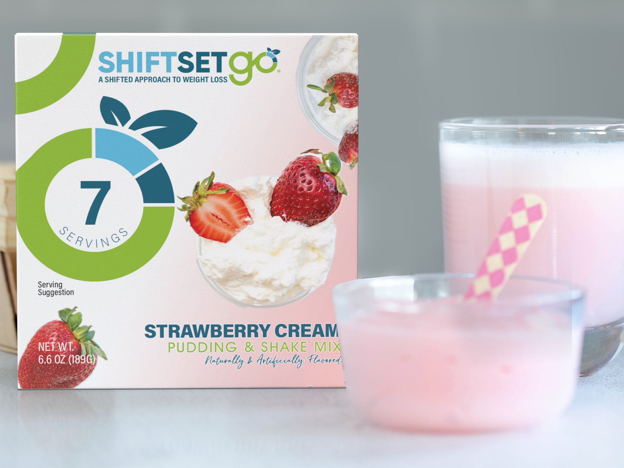 Strawberry Cream Pudding & Shake Mix