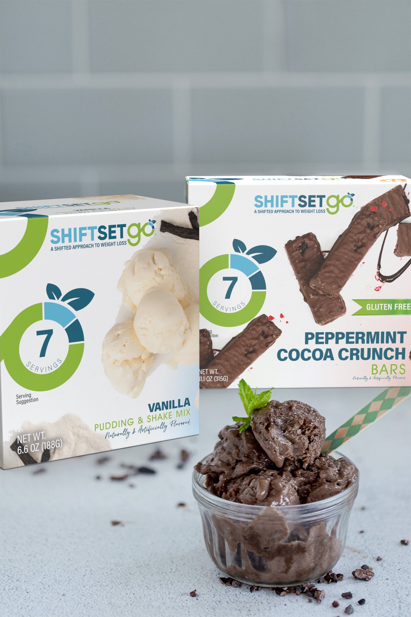 Peppermint Cocoa Crunch Bars