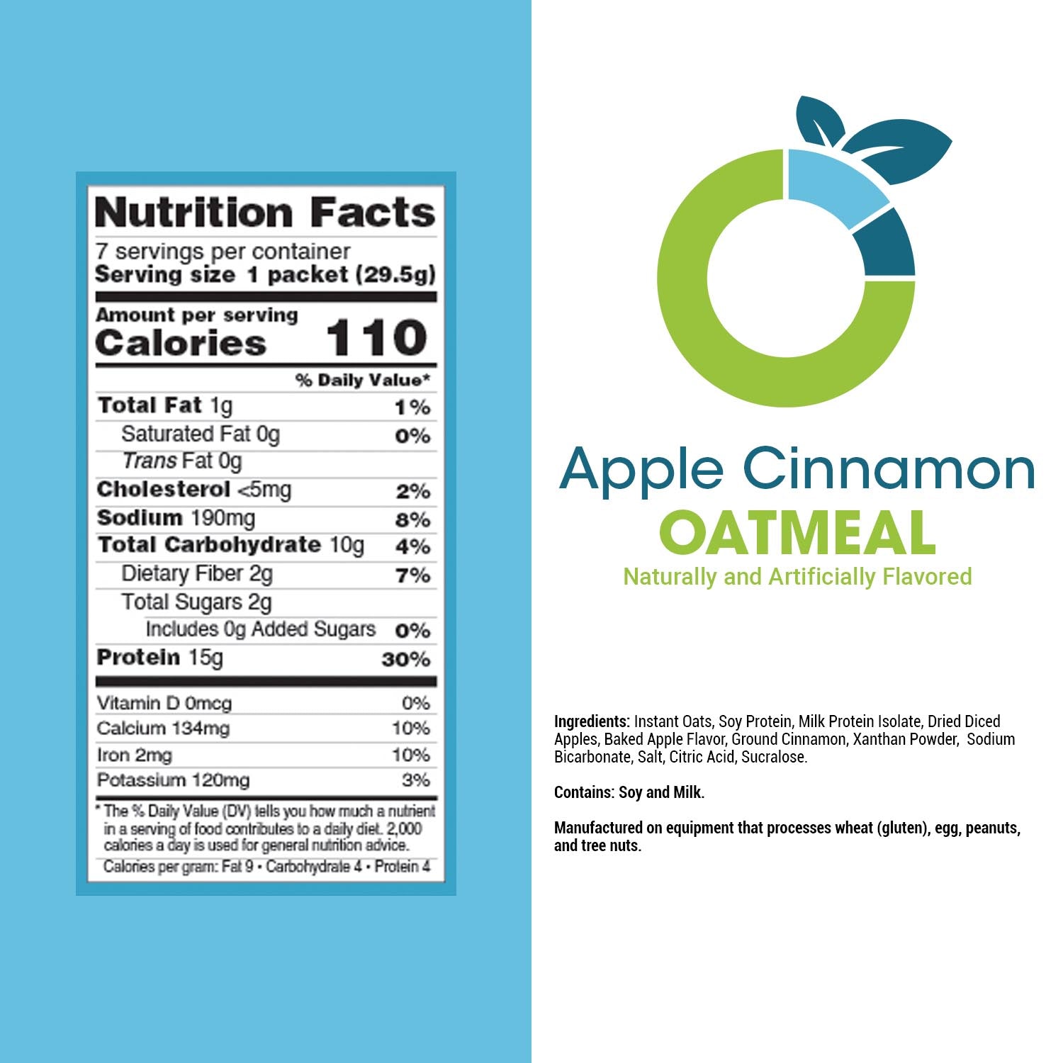 Apple & Cinnamon Oatmeal *EXP 1/24/26*