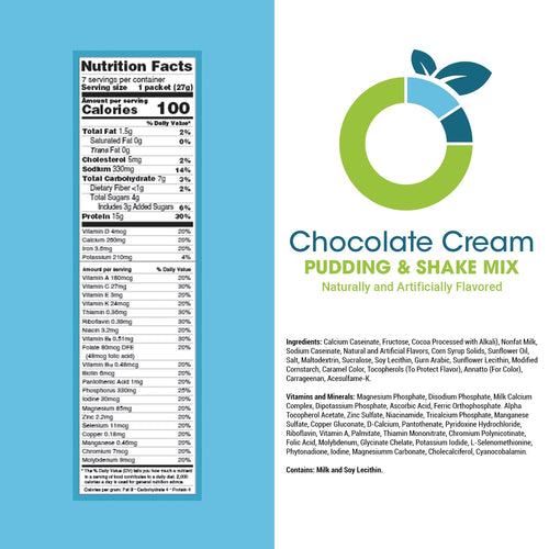 Chocolate Cream Pudding & Shake Mix