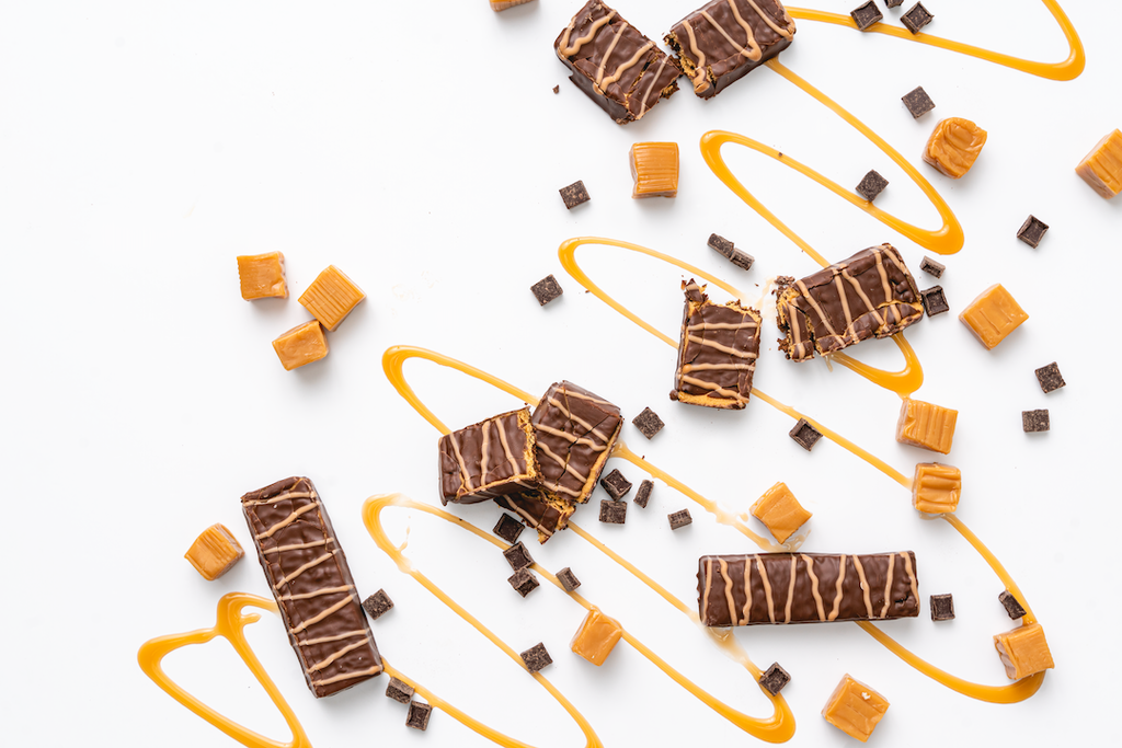 Caramel Cocoa Crunch Bars