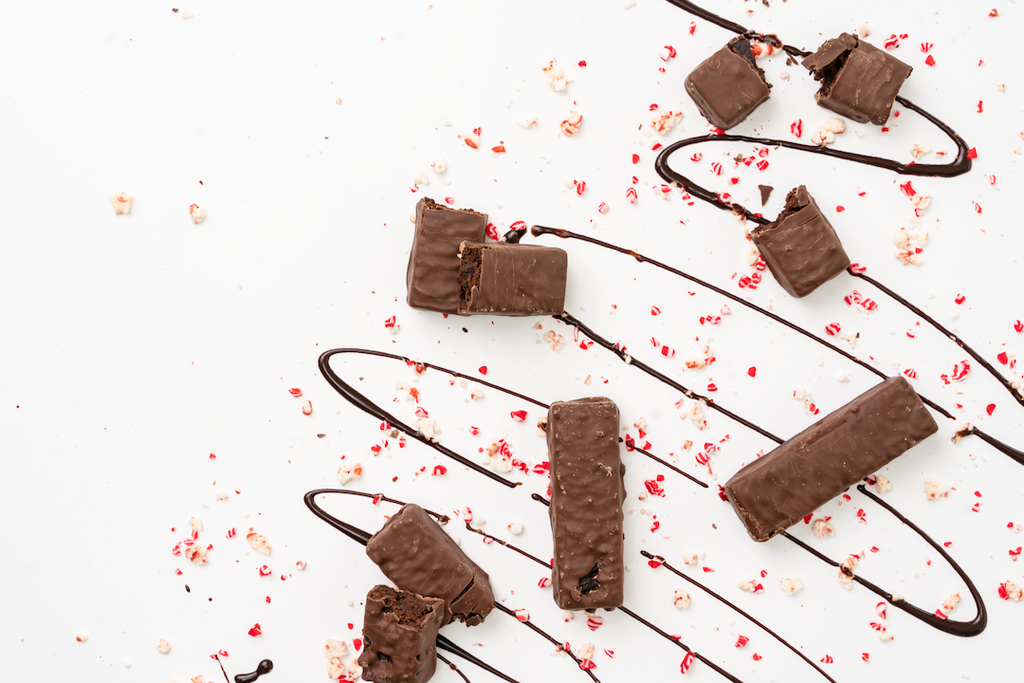 Peppermint Cocoa Crunch Bars