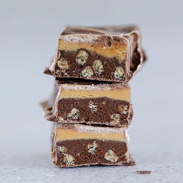 Caramel Cocoa Crunch Bars