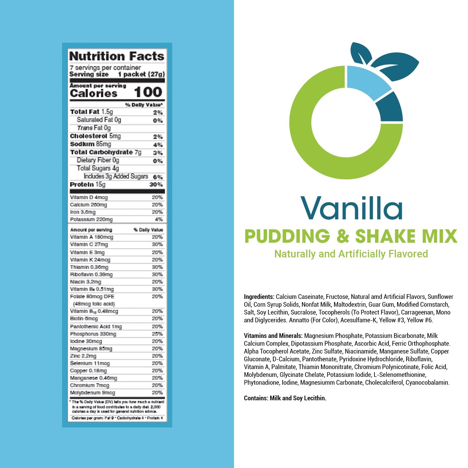 Vanilla Pudding & Shake mix