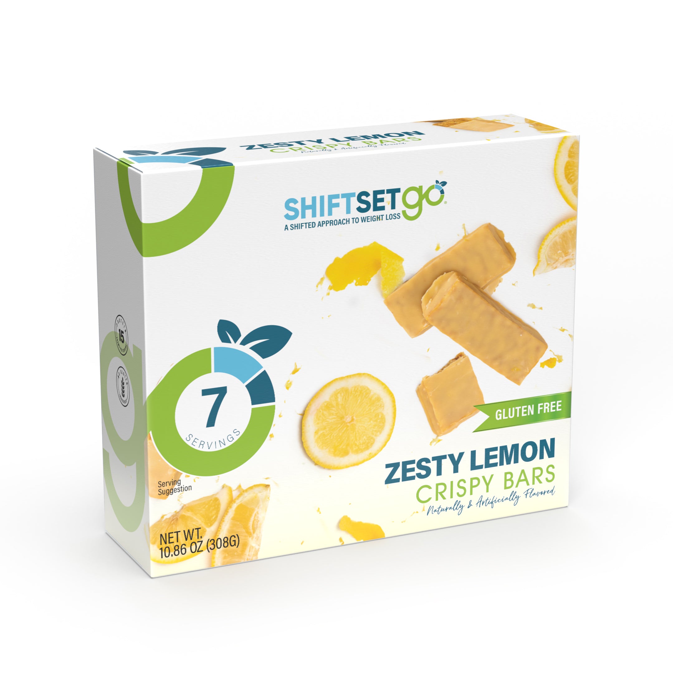 Zesty Lemon Crispy Bars