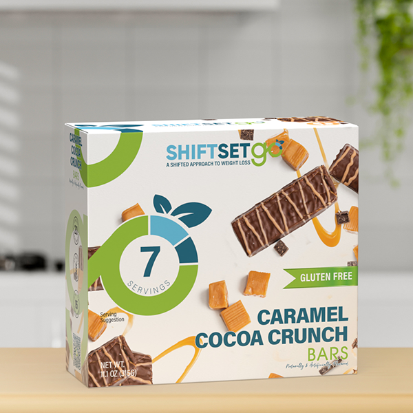 Caramel Cocoa Crunch Bars