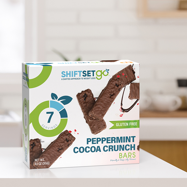 Peppermint Cocoa Crunch Bars